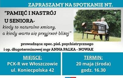 Zdjęcie do &bdquo;Pamięć i nastr&oacute;j u seniora&rdquo; - wykład dla student&oacute;w Uniwersytetu Trzeciego Wieku