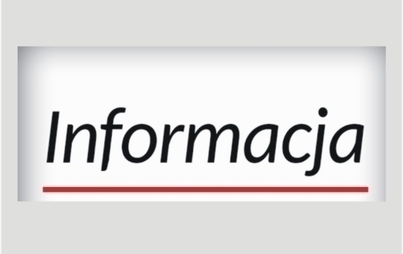 Zdjęcie do Informacja