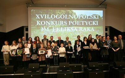 Zdjęcie do Rozstrzygnięto XVII Og&oacute;lnopolski Konkurs Poetycki im. Feliksa Raka