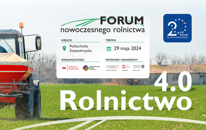 Zdjęcie do Forum Nowoczesnego Rolnictwa