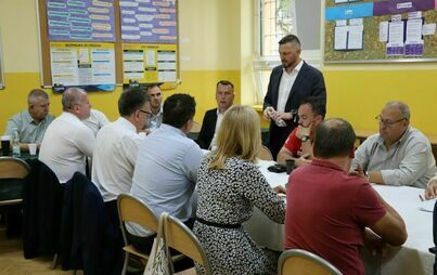 Zdjęcie do Zarząd Powiatu zorganizował spotkanie z włodarzami Gmin