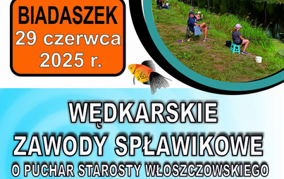 Zdjęcie do Zapraszamy na Wędkarskie Zawody Spławikowe o Puchar Starosty Włoszczowskiego