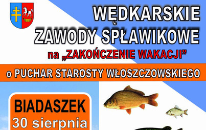 Zdjęcie do Zapraszamy na Wędkarskie Zawody Spławikowe na &bdquo;Zakończenie Wakacji&rdquo;  o Puchar Starosty Włoszczowskiego 