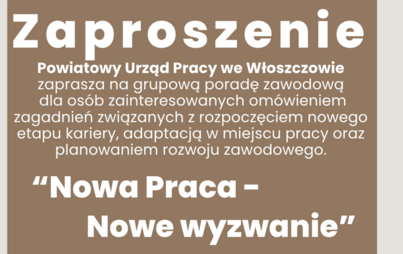 Zdjęcie do &bdquo;Nowa praca &ndash; Nowe wyzwanie&rdquo;