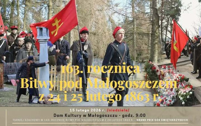 Zdjęcie do 163. rocznica Bitwy pod Małogoszczem.  Sąsiedni powiat przygotował szereg ciekawych wydarzeń z tej okazji.