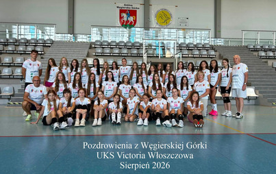 Zdjęcie do UKS Victoria Włoszczowa pozdrawia z Węgierskiej G&oacute;rki