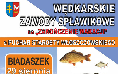 Zdjęcie do Zapraszamy na Wędkarskie Zawody Spławikowe na &bdquo;Zakończenie Wakacji&rdquo; o Puchar Starosty Włoszczowskiego
