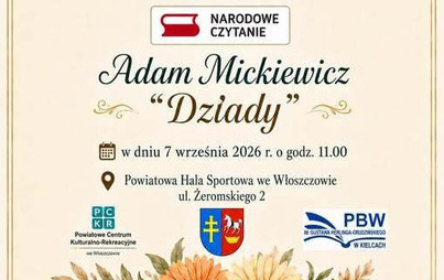 Zdjęcie do Narodowe Czytanie &bdquo;Dziad&oacute;w&rdquo; Adama Mickiewicza