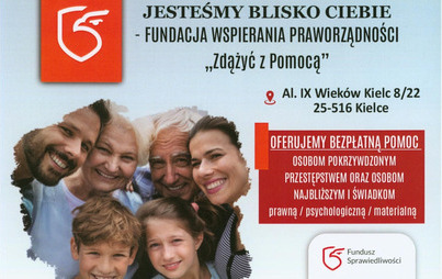 Zdjęcie do Bezpłatna pomoc dla os&oacute;b pokrzywdzonych przestępstwem