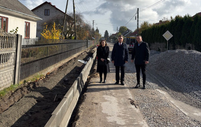 Zdjęcie do Wizytacja rob&oacute;t drogowych w Dzierzgowie, Gościencinie  oraz na odcinku drogi Czarnca-Kąty 