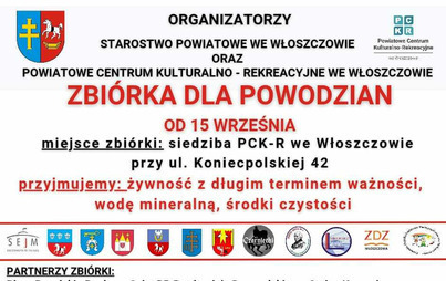 Zdjęcie do Zbi&oacute;rka dla powodzian