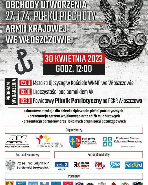 Plakat_obchodyUtworzeniaAKWloszczowa2023