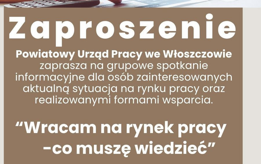 Spotkanie informacyjne w Powiatowym Urzędzie Pracy we Włoszczowie